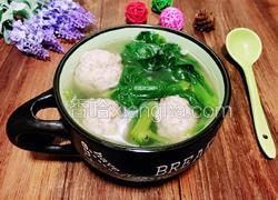 木耳菜肉丸汤