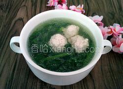 菠菜丸子汤