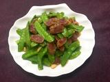 荷兰豆炒腊肠