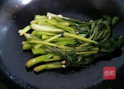 白灼菜心的做法图解3