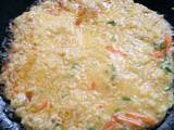 米饭鸡蛋煎饼