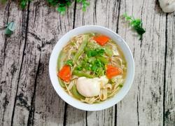 丝瓜豆腐皮鸡蛋面
