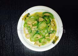 丝瓜炒肉片