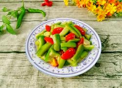  家常圣女果炒丝瓜