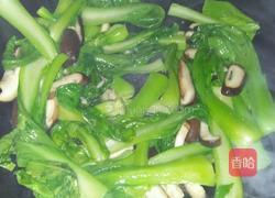 香菇青菜的做法图解2