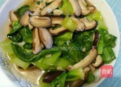 香菇青菜的做法图解3