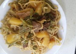 土豆豆角焖面