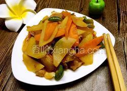 胡萝卜土豆肉片
