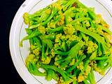 肉片炒菜花