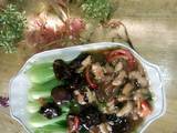 肉丁香茹青菜