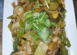 青椒土豆毛肚片