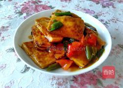 炒豆腐的做法图解8