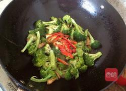花菜炒肉的做法图解7