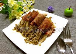 培根金针菇卷