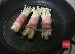 培根金针菇卷的做法图解6