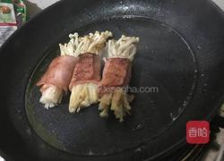培根金针菇卷的做法图解7