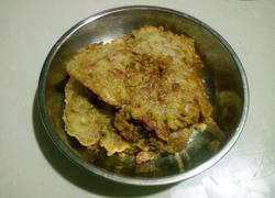 火腿菜脯粒鸡蛋饼