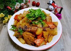 番茄鸡腿炖土豆