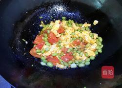 西红柿青豆炒鸡蛋的做法图解8