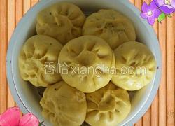 芹菜肉馅南瓜蒸包