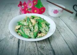 秋葵炒鸡蛋