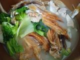 自晒海鱼干煲猪腩肉青菜煲的做法[图]