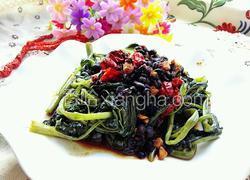 空心菜爆豆鼓