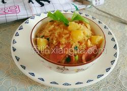 土豆腊肠焖饭