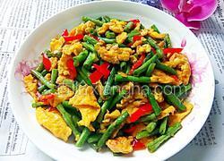 豇豆炒鸡蛋