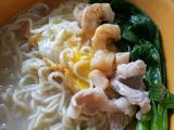 海虾干瑶柱瘦肉面条汤