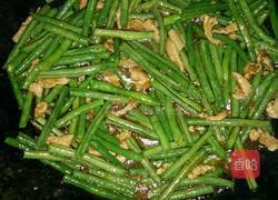 豆角炒肉丝的做法图解5