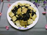 黑木耳老豆腐炒鸡蛋