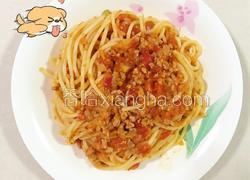 番茄肉末意大利面