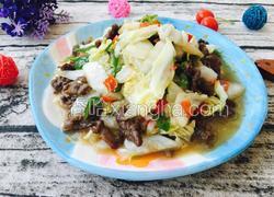 牛肉炒白菜