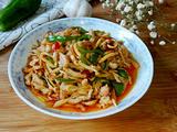 杏鲍菇炒肉丝