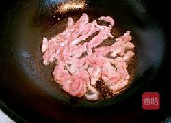 蒜苔炒肉的做法图解3