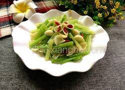 芹菜炒百合