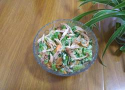 简易鸡腿蔬菜沙拉