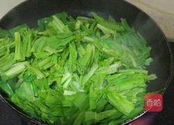 豆豉鲮鱼油麦菜的做法图解5