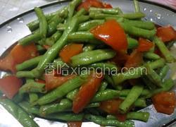 豆角炒西红柿