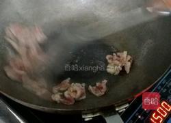 茭白炒肉的做法图解4