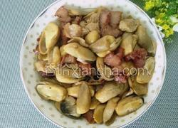 瘦肉腊肉炒草姑