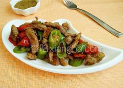 辣椒炒羊肉