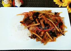 鱼香肉丝盖浇饭