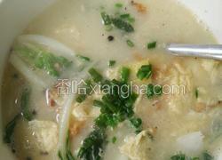鸡蛋青菜汤