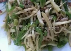 交白炒肉丝