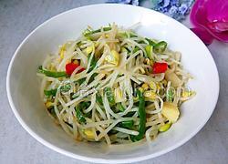 素炒辣味黄豆芽