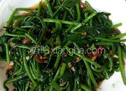 水豆豉炒豆腐菜