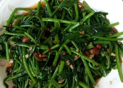 水豆豉炒豆腐菜