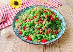 豇豆炒肉末